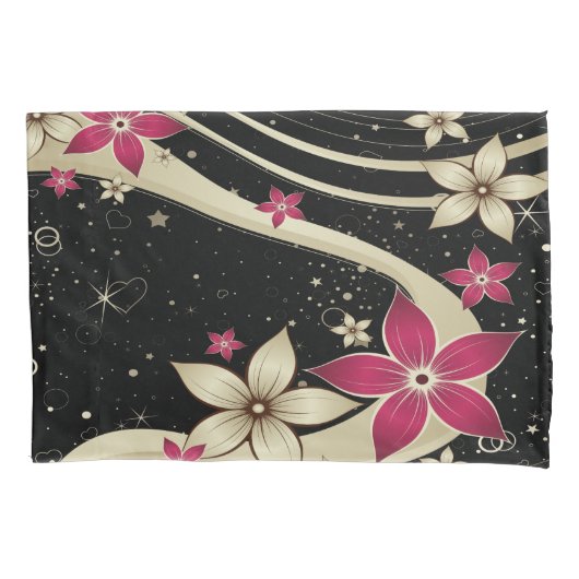 フラワーデコール19 枕カバー (正面)