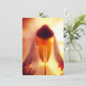 フラワーデザインのフラットカード (スタンド正面)