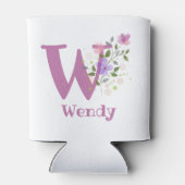 フラワーデザインのWendy名入れ 缶クーラー (裏面)