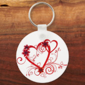 フラワーデザインキーチェーン キーホルダー (裏面)