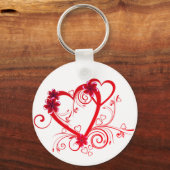 フラワーデザインキーチェーン キーホルダー (正面)