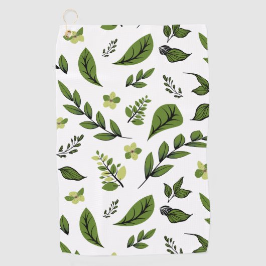 フラワーデザインシリーズ4 ゴルフタオル (正面)