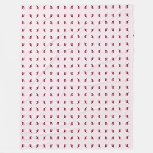 フラワーデザインフリースブランケット フリースブランケット (正面)