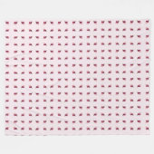 フラワーデザインフリースブランケット フリースブランケット (正面(横))