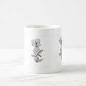 フラワーデザインマグ コーヒーマグカップ (中央)