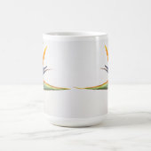 フラワーデザインマグ コーヒーマグカップ (中央)