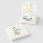 フラワーデザイン石コースター ストーンコースター (横)