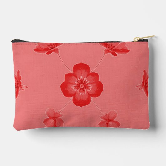 フラワーデザイン第2位フローラシリーズ アクセサリーポーチ (裏面)