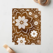 フラワーデザイン13 ノートカード (正面/裏面インサイチュ)