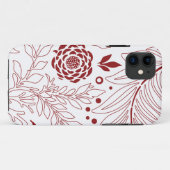 フラワーデザイン28 Case-Mate iPhoneケース (裏面(横))