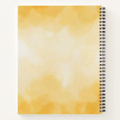 フラワーデザイン こんにちは、太陽の光 ノートブック (裏面)