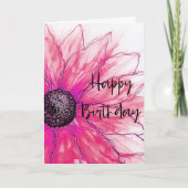 フラワーデザイン カード (正面)