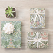 フラワーデザイン ガーデン エデン ゴールデンリリー モリスパターン