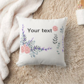 フラワーデザイン クッション (ブランケット)