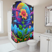 フラワーデザイン シャワーカーテン (インサイチュ)