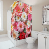 フラワーデザイン シャワーカーテン (インサイチュ)