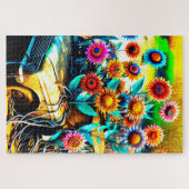 フラワーデザイン ジグソーパズル (横)