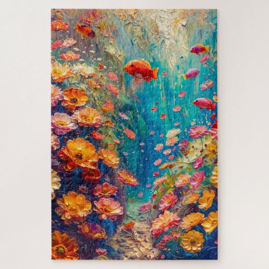 フラワーデザイン ジグソーパズル (縦)