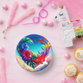 フラワーデザイン ペーパーボウル (パーティー)