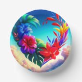 フラワーデザイン ペーパーボウル (正面)