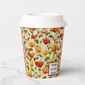 フラワーデザイン 紙コップ (裏面)