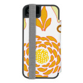 フラワーデザイン 19 INCIPIO iPhoneウォレットケース (フォリオ裏面)