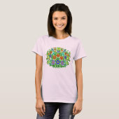 フラワーデザイン #2 Tシャツ (正面フル)