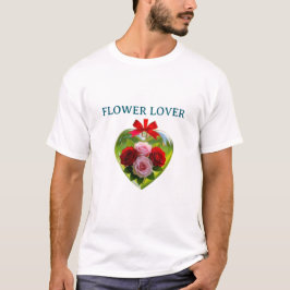 フラワーデザインTシャツ Tシャツ