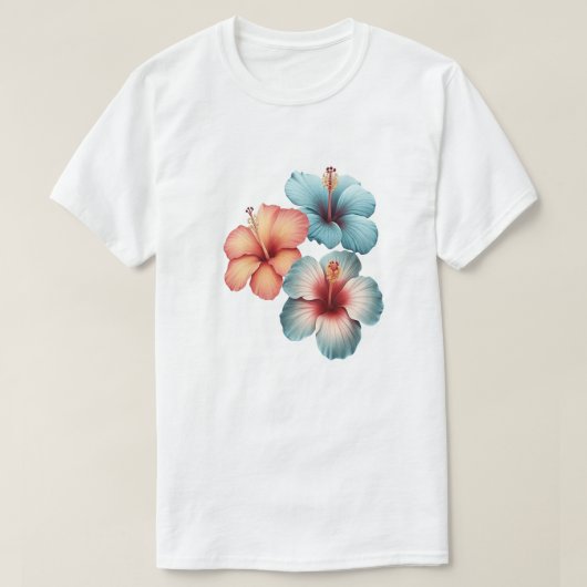 フラワーデザインTシャツ Tシャツ (デザイン正面)