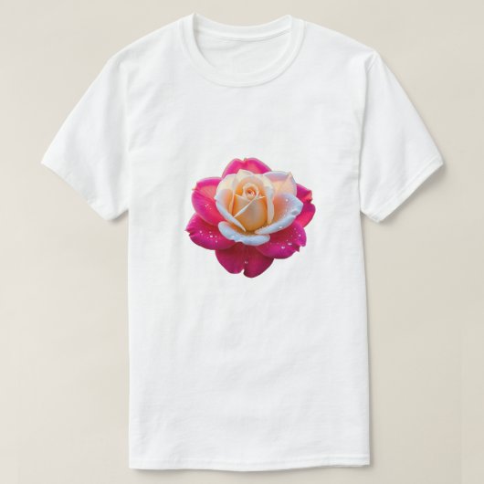 フラワーデザインTシャツ Tシャツ (デザイン正面)