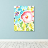 フラワーデライトII キャンバスプリント (インサイチュ (ウッドフロア))