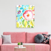 フラワーデライトII キャンバスプリント (インサイチュ (リビング))