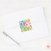 フラワーデライトII スクエアシール (封筒)