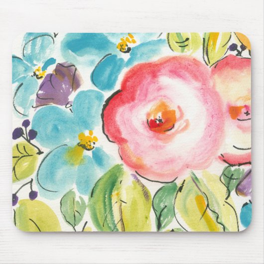 フラワーデライトII マウスパッド (正面)