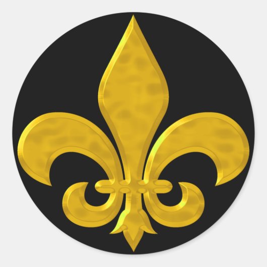 フラワーデリスハンマー金ゴールド ラウンドシール (正面)