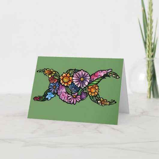 フラワートリプルムーンの賛美象徴Be カード (正面)