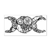 フラワートリプルムーンの賛美象徴Be ラバースタンプ (インプリント)