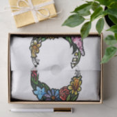 フラワートリプルムーンの賛美象徴Be 薄葉紙 (ギフト)