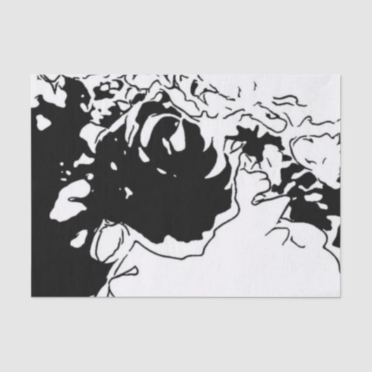 フラワードゥードル 薄葉紙 (正面)
