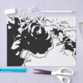 フラワードゥードル 薄葉紙 (クラフト)