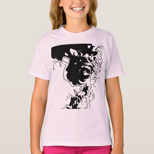 フラワードゥードル Tシャツ (正面)