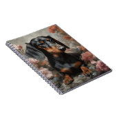 フラワードッグブリードポートレート10 ノートブック (右側)