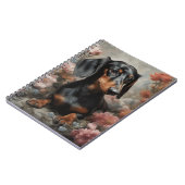 フラワードッグブリードポートレート10 ノートブック (左側)