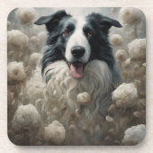 フラワードッグブリードポートレート12 コースター (正面)