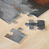 フラワードッグブリードポートレート16 ジグソーパズル (側面)