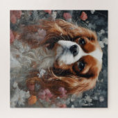 フラワードッグブリードポートレート16 ジグソーパズル (横)