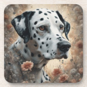 フラワードッグ育成ポートレート3 コースター (正面)