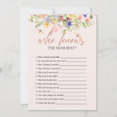 フラワードラゴンフライの赤ちゃんシャワー知っているデジタル 招待状 (正面)