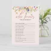 フラワードラゴンフライの赤ちゃんシャワー知っているデジタル 招待状 (スタンド正面)