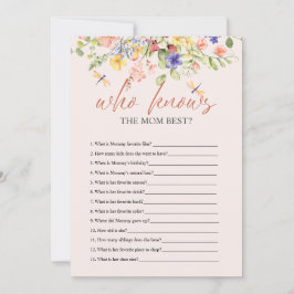 フラワードラゴンフライの赤ちゃんシャワー知っているデジタル 招待状